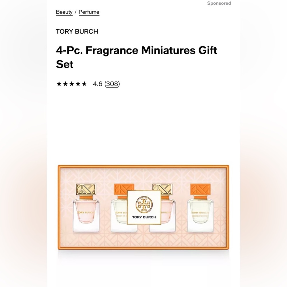 New Tory Burch mini fragrance set